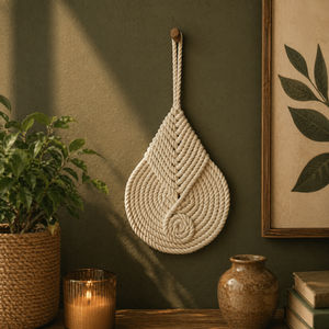 Macrame wall hanging manufacturer custom design made of cotton cord